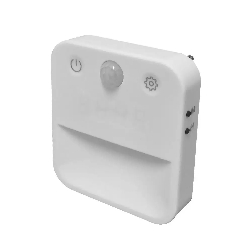 Infinite Dimming Human Body Induction Clock Clock Display Warm White Motion Sensor Clock Dusk to Dawn Sensor