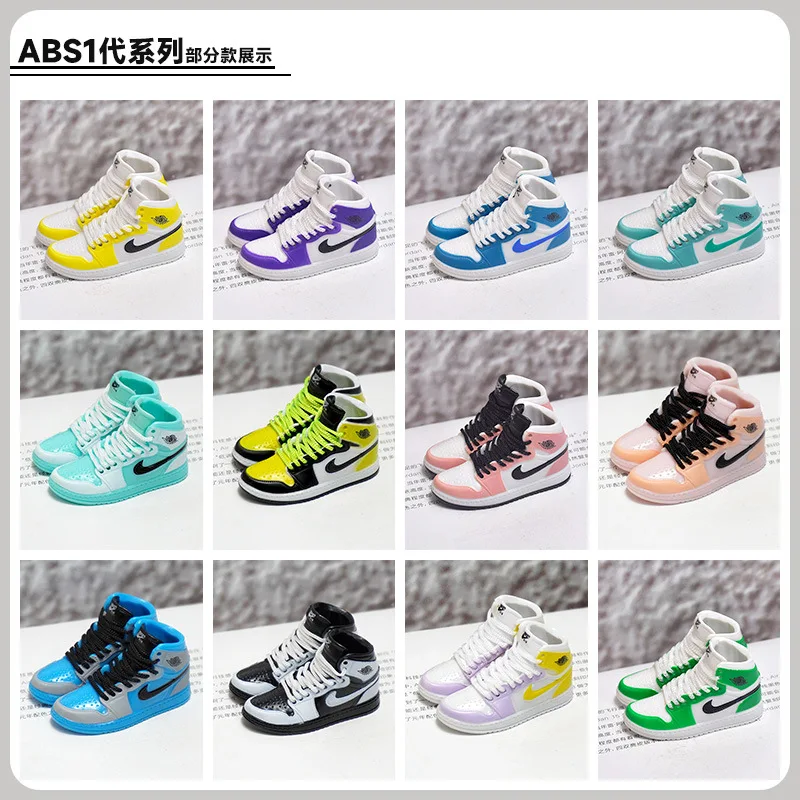 Randomly 1 Box New Shoe Mold Blind Box Anime Stars Mystery Box With Keychain Poker 3d Mini Decoration Collections