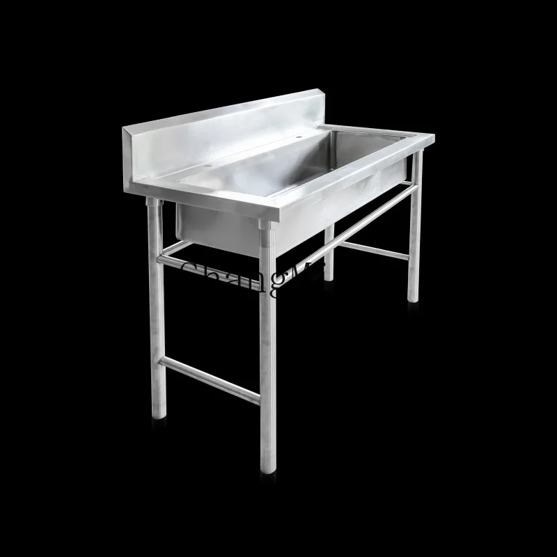 

FG stainless steel large kitchen special floor washing basin, thickened stainless steel sink sink