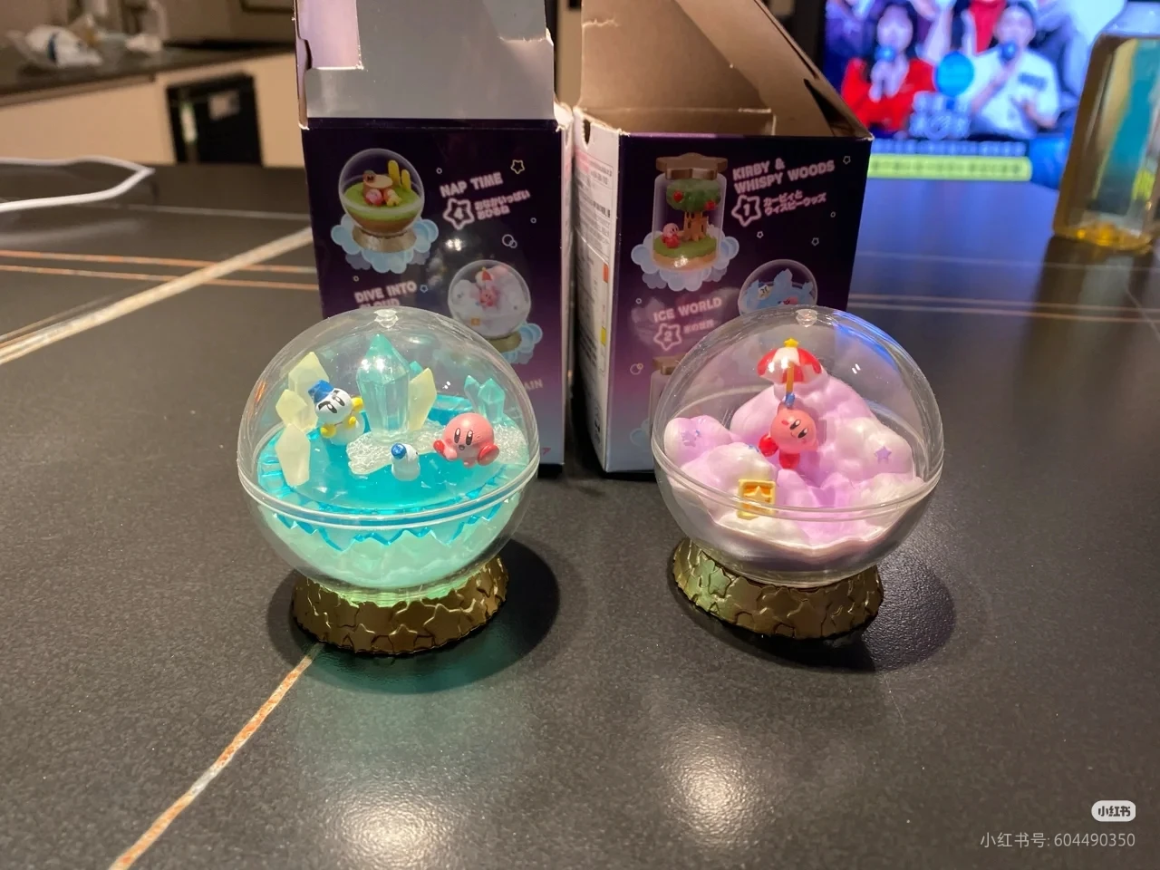 Re-Ment Kirby Star Terrarium Dream Spring Collection Series Blind Box - ของตกแต่งโต๊ะทำงานสำหรับเด็กผู้หญิง ของขวัญวันเกิด