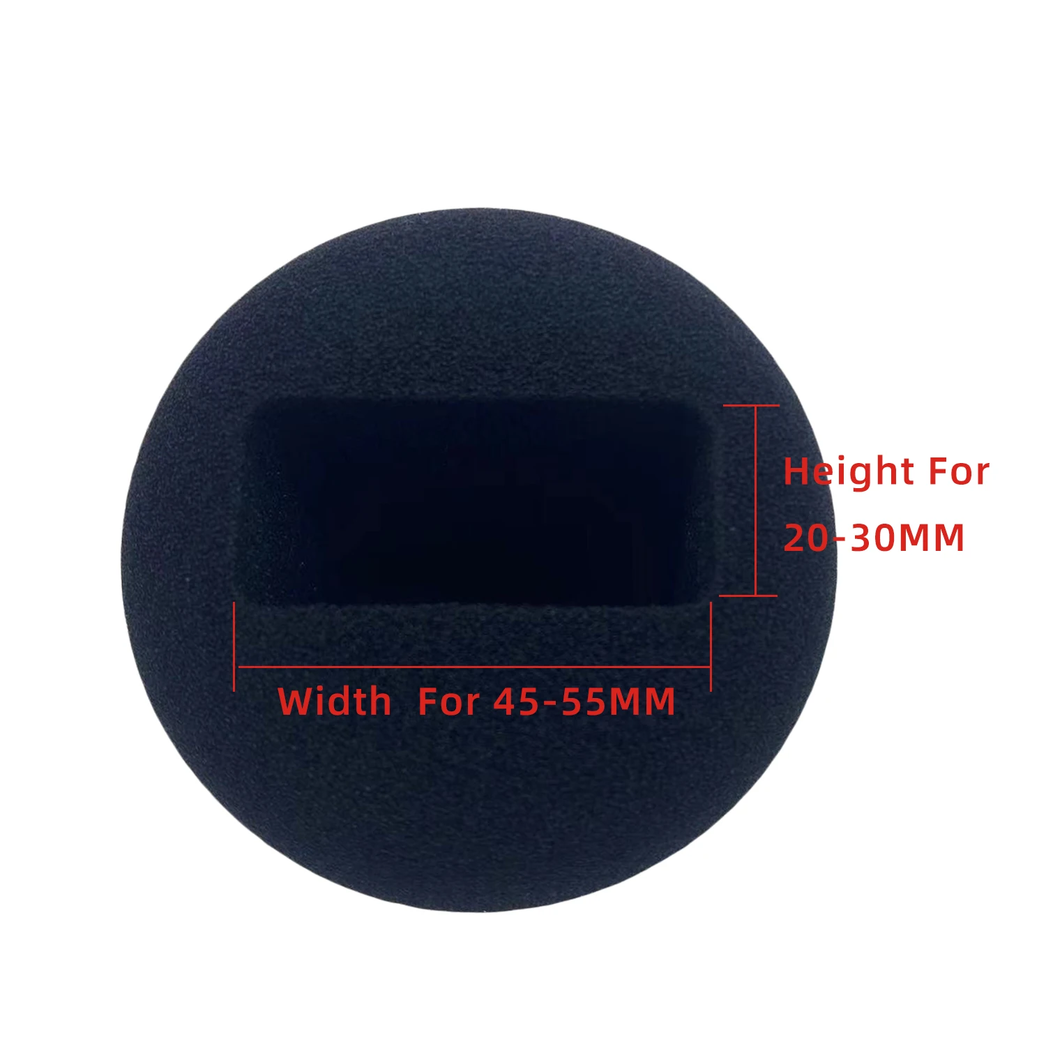 Dead Cat Pop Filter MicrophoneSponge Printing  Cover Customized Mark Mic Windscreen Logo Foam Windshield For RODE Wireless GO II
