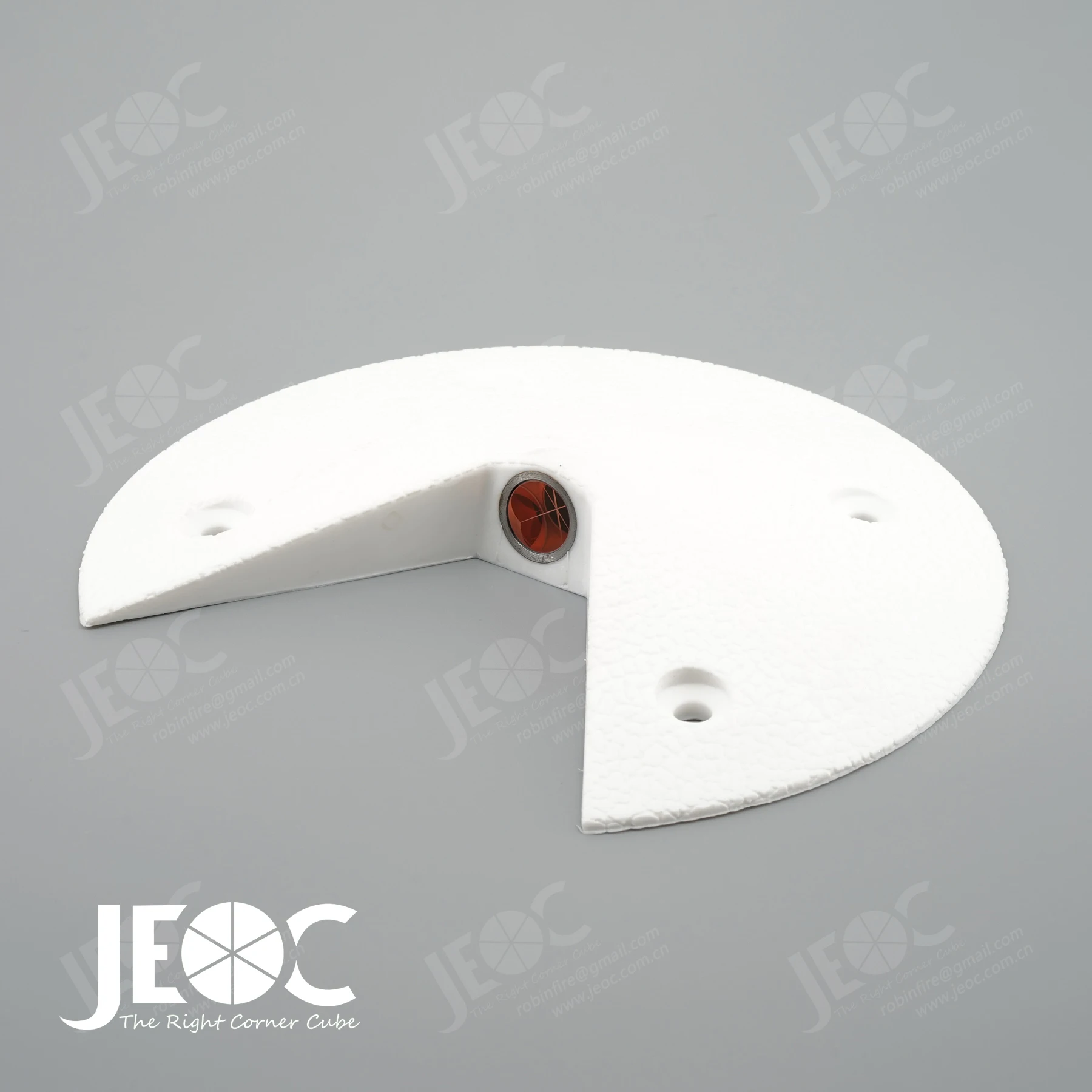 50 Pieces JEOC Road Monitoring Prism with Round Plastic Holder Accessories Topography Land Surveying