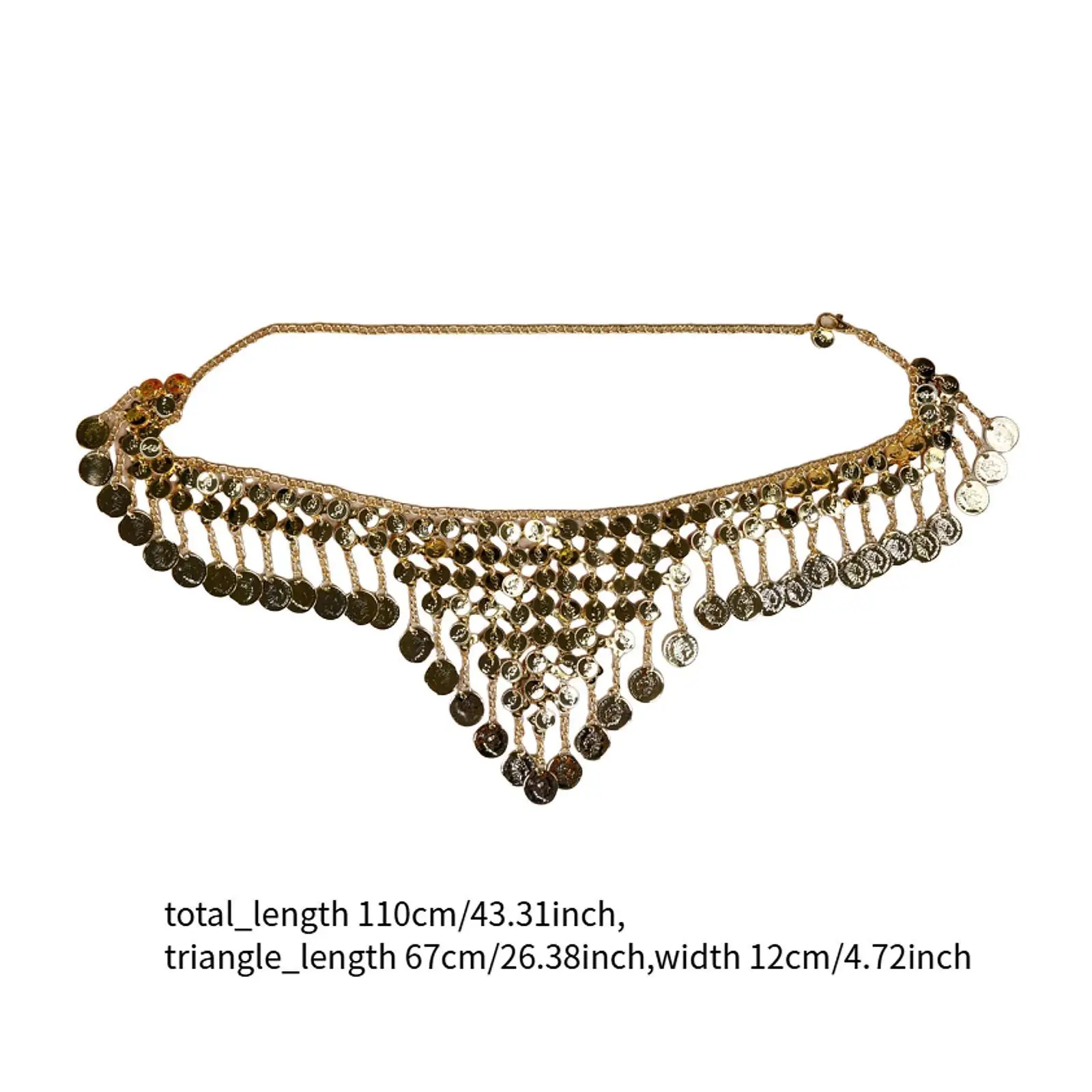 Münzen, Bauchtanz, Hüfttuch, Gürtel, angenehm zu tragen, leicht, universelle Größe, Taillenkette für Damen, Kleid, robust, vielseitig