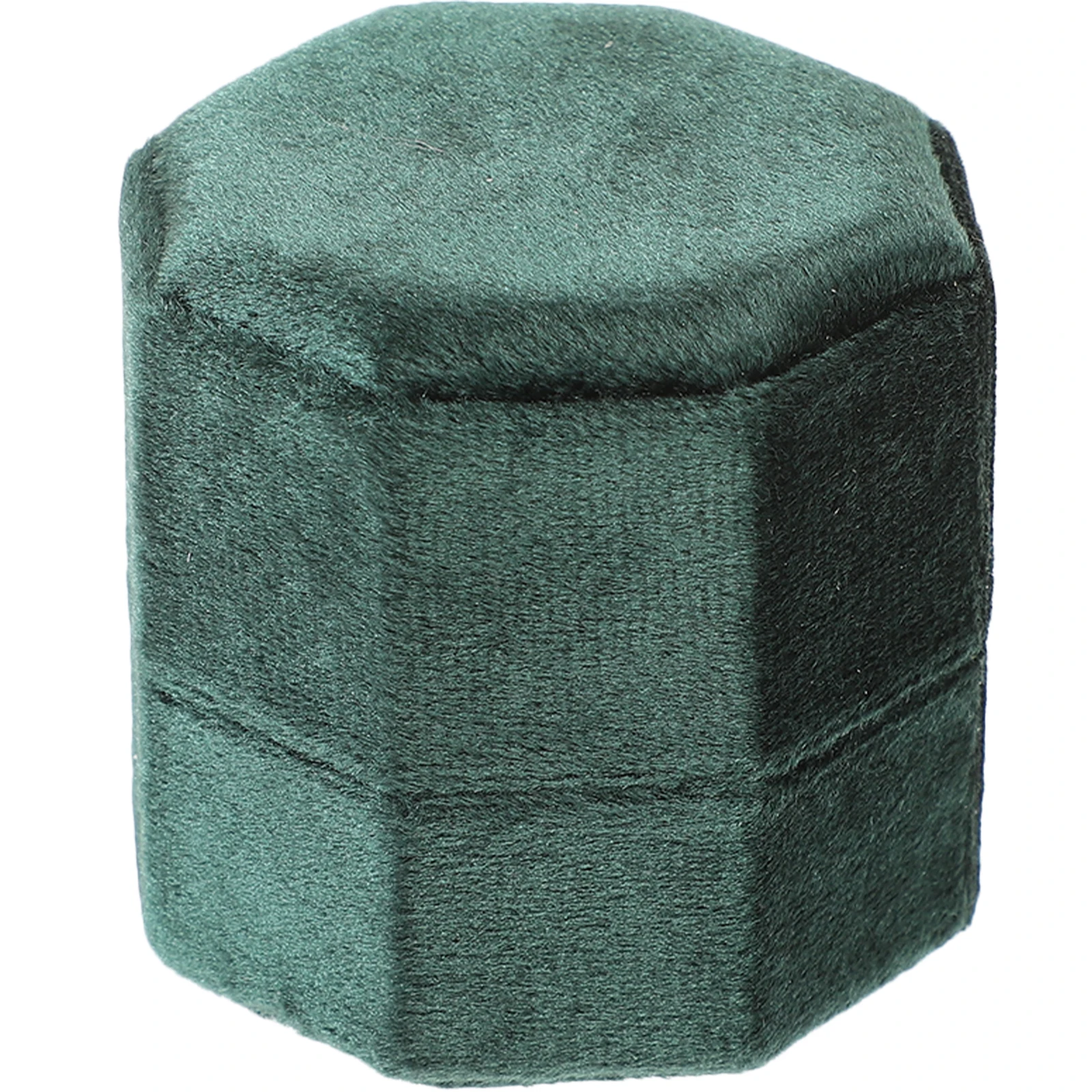 

Octagonal Ring Box Vintage Earrings Case Organizer Display Holder Velvet Jewelry Wedding