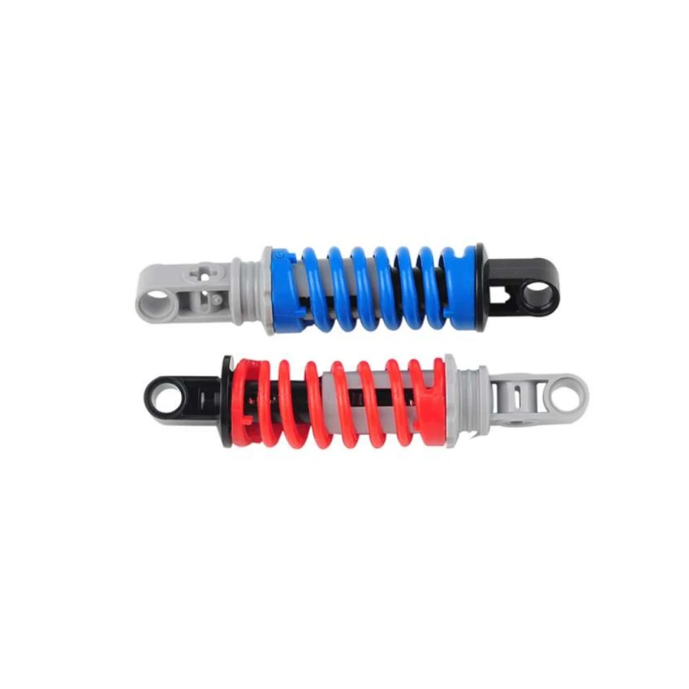 4PCS Motorcycle 9L Spring Shock Absorber 42413 79717c01 79717c02 MOC Technical Part Building Block Daytona SP3 RR1000 fit Legoed