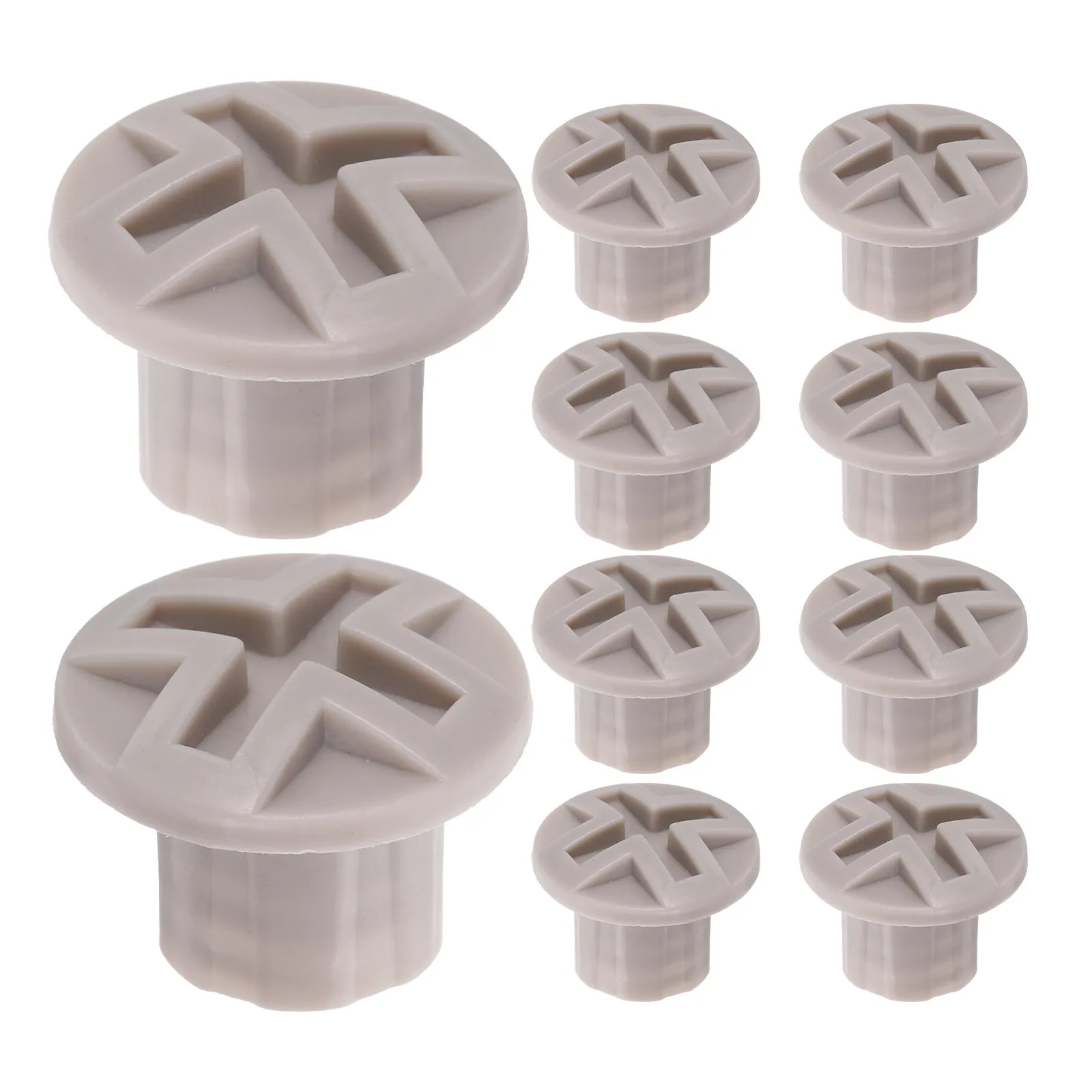 

10Pcs Kids Slide Screw Caps Plastic Fixing Covers for Play Equipment Repair Replacement Inner Diameter 1.5cm Toddler Slide Spare