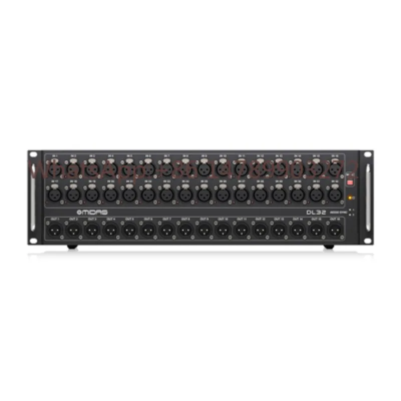 Caja de escenario digital Midas DL32 de 32 canales y 16 salidas para mezclador digital Midas serie M32, sistema de PA, equipo de estudio