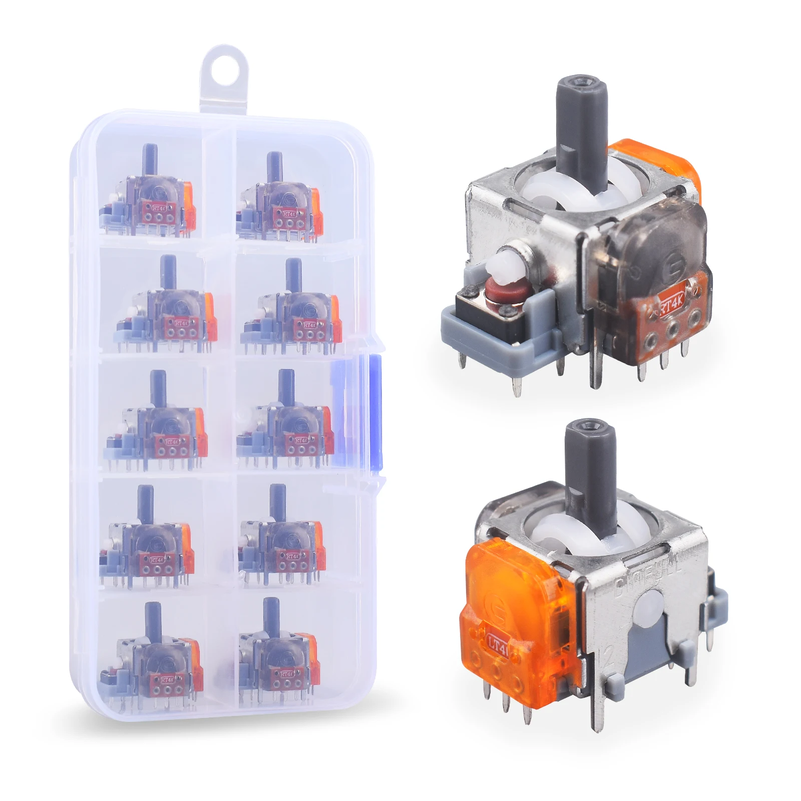 10 قطعة TMR عصا التحكم الكهرومغناطيسية ل PS4 PS5 Swtich Pro Xbox تحكم ثلاثية الأبعاد التناظرية الروك Thumbstick استبدال إصلاح أجزاء