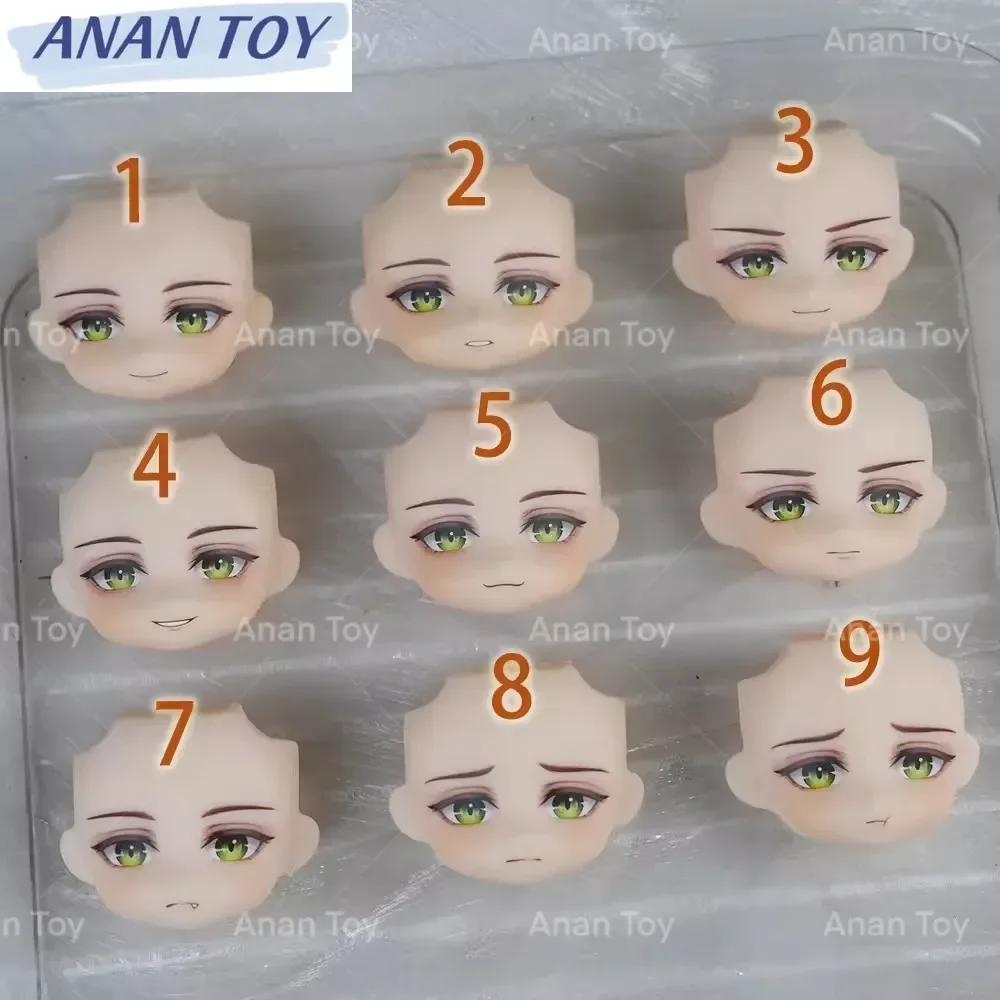 Light and Night Jesse Ob11 Face GSC Handmade Water Sticker Faceplates Anime Game Cosplay Toy Obitsu 11 Doll Accessories