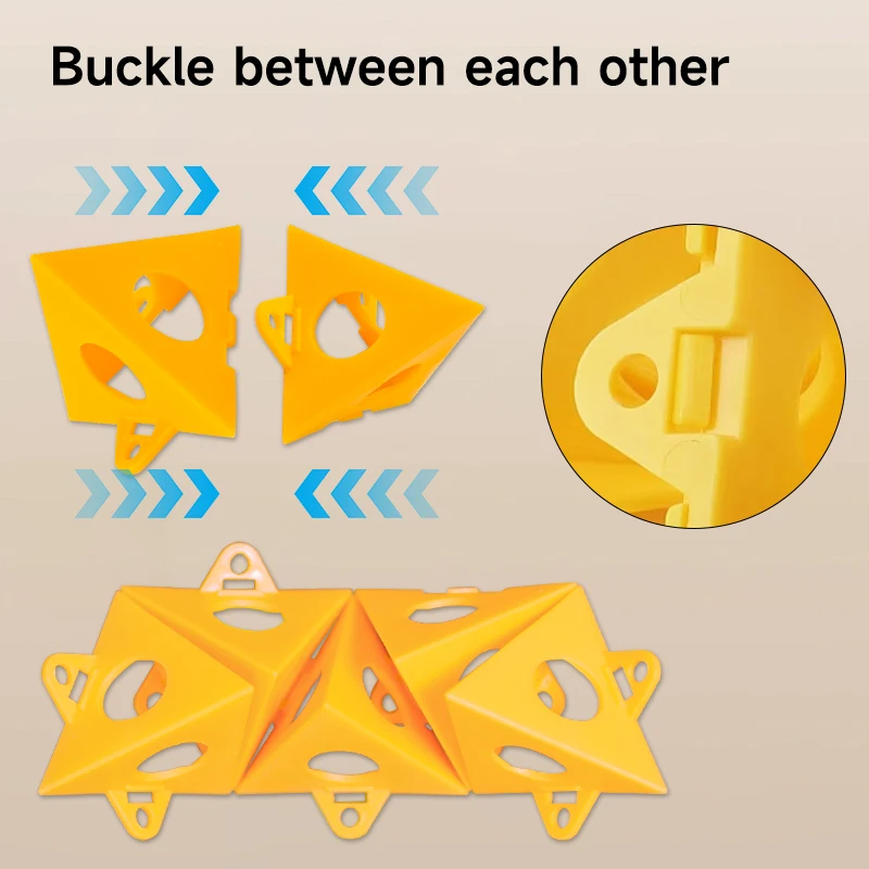 Supporto per la lavorazione del legno, mini treppiede di supporto in stile piramide, tappetino triangolare per cabina spray, set di strumenti ausiliari manuali