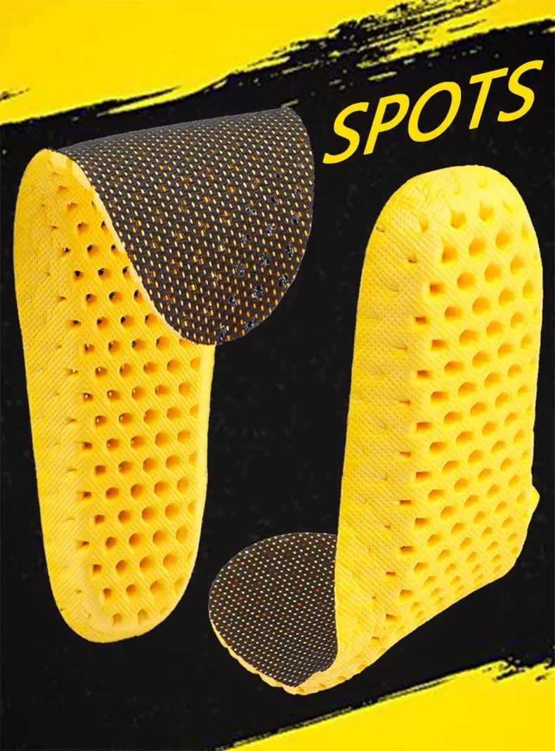 1 Paar weiche Schuheinlagen Waben atmungsaktive Sohle Memory Foam Einlegesohlen für Turnschuhe elastische Schuhe Pad Kissen Fuß Einsatz – Detail 1