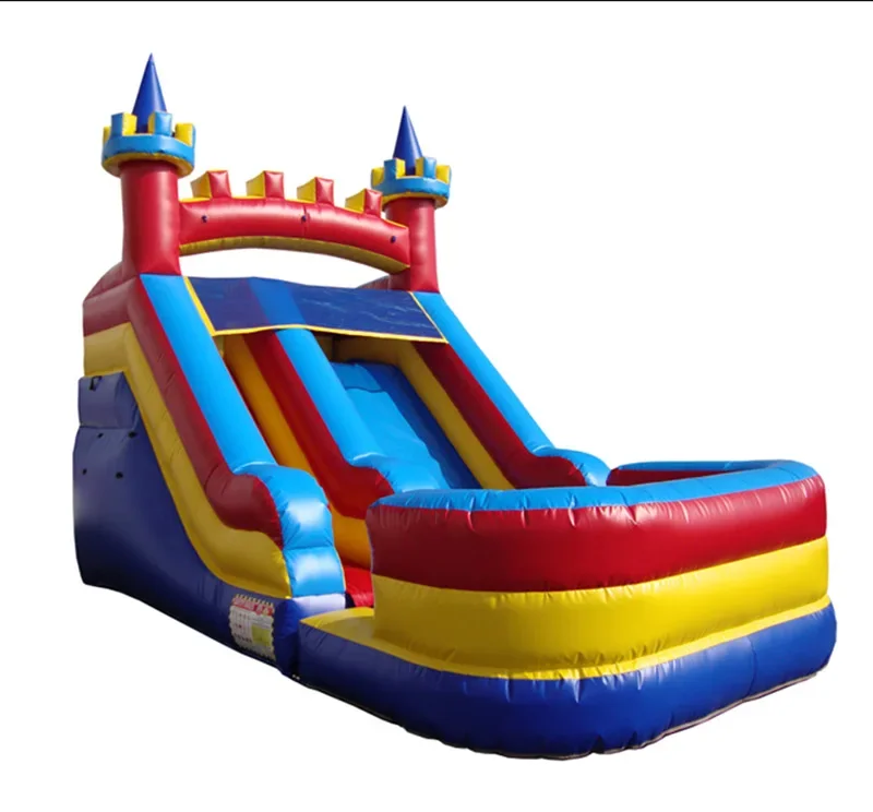 Blow up Water Slide Inflatable Pool Backyard Small Inflatable Slide for Kids