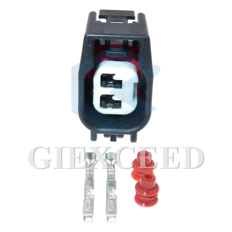 

2 Sets 2 Pin Auto Wiring Terminal Sealed Connector AC Assembly 1.5 Series Car Waterproof Electric Wire Socket