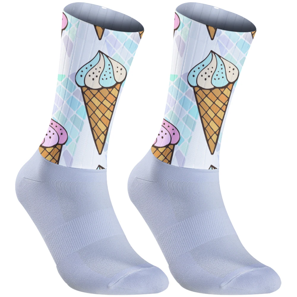 

Дышащие дорожные велосипедные носки для мужчин и женщин, спортивные гоночные спортивные носки на открытом воздухе, удобные носки высокого качества, новинка