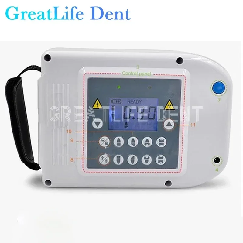 Greatlife Dental X-ray Machine From Mexico High Frequency X Ray Camera Mini XR Camera For Dentist Rvg Image Sensor System