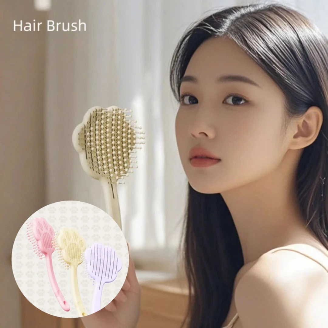 

Magic Scalp Massage Brush Cat Paw Detangling Hair Brush Air Cushion Massage Comb for Salon Hair Styling Tools Barber Accessories