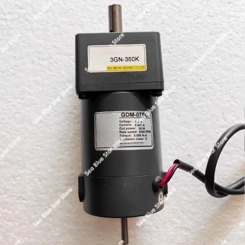 

Pizza oven motor 115V30W DC GDM-07SC/1800 rpm/3GN-300K/360K