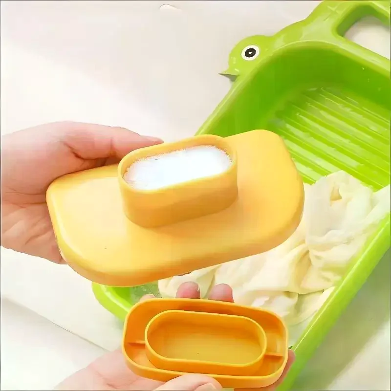 Household Cartoon Crocodile Roller Dormitory Hand Wash Underwear Multifunctional Non-slip Washing Board Washboard