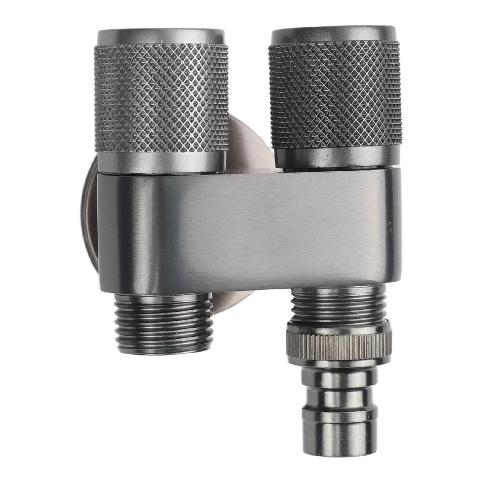 Brass 1 In 2 Out Control Valve Bidet Sprayer For Effective Personal Cleaning And Bathroom Cleaning Applications