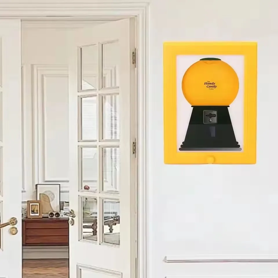 إطار حلوى معلق مفيد، توزيع سريع، موزع حلوى متين، إطار صورة، موزع حلوى عتيق