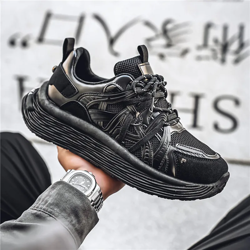 

Men's Sneakers Mesh Breathable Casual Shoes Outdoor Running Shoes for Men Quality Leather Luxury Designer Platform Shoes Sneaker