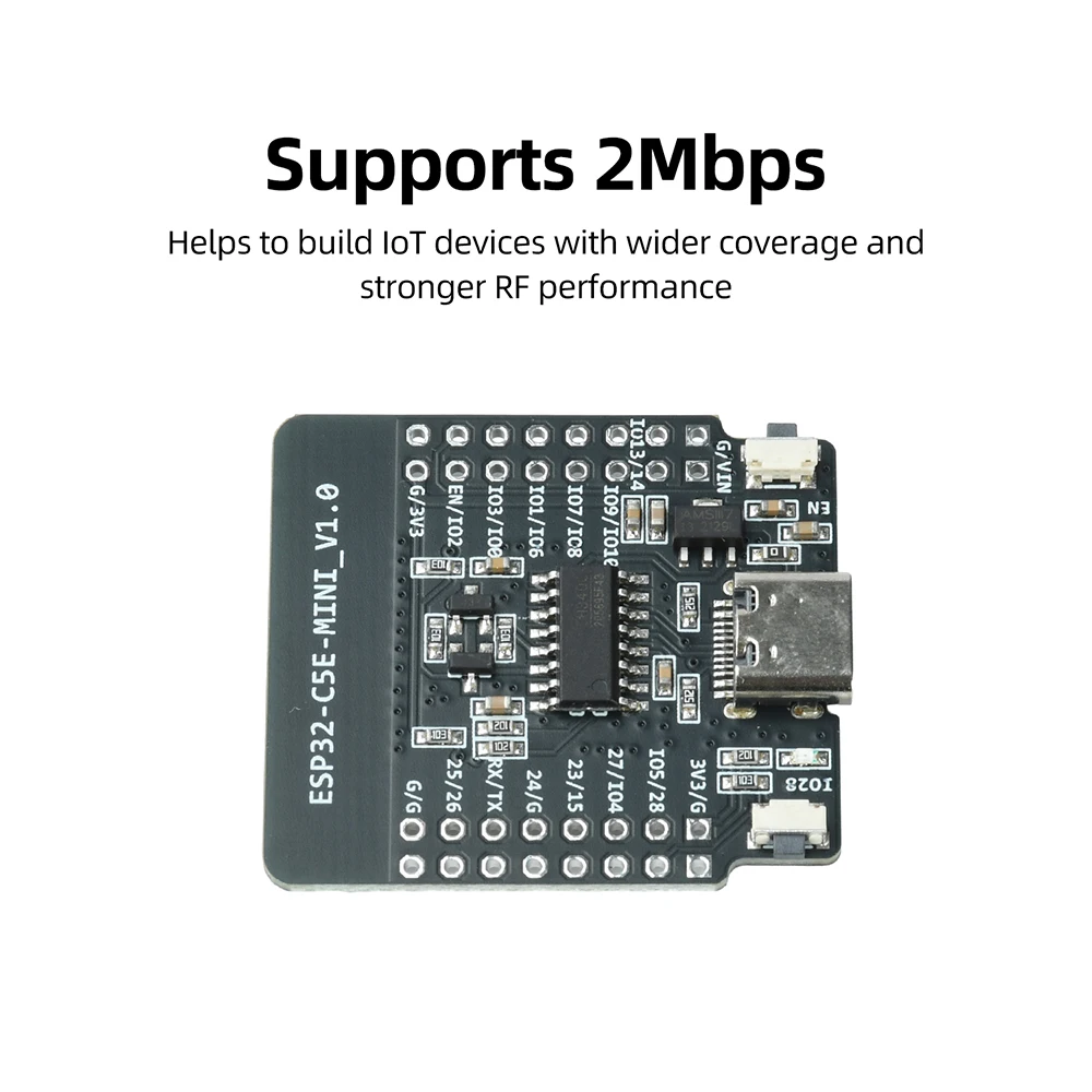 ESP32-C5-N16R8 BLE Entwicklungsboard Modul CH340C Chip Typ-C Schnittstelle Elektronik-Kit für Arduino – Detail 6