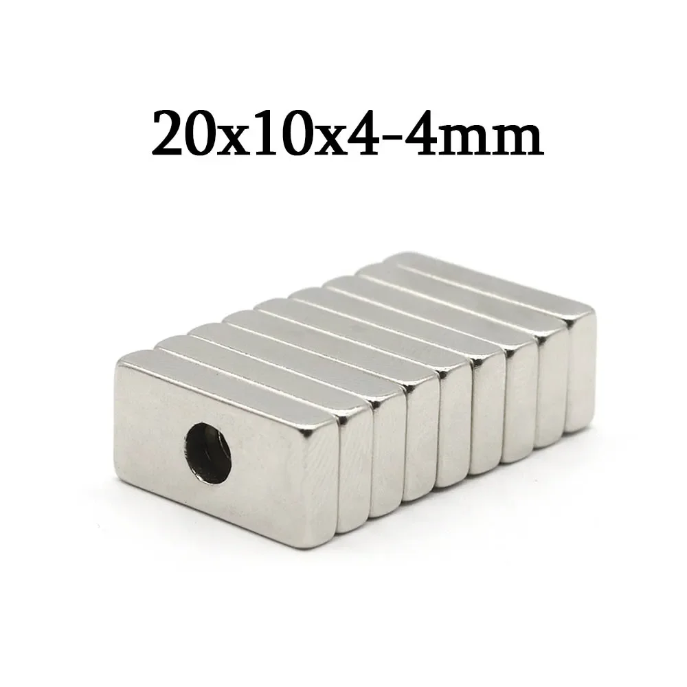 20x10x4-4mm Super Strong Block Neodymium Magnet Powerful Magnets N35 Permanent Magnetic NdfeB Refrigerator Magnet