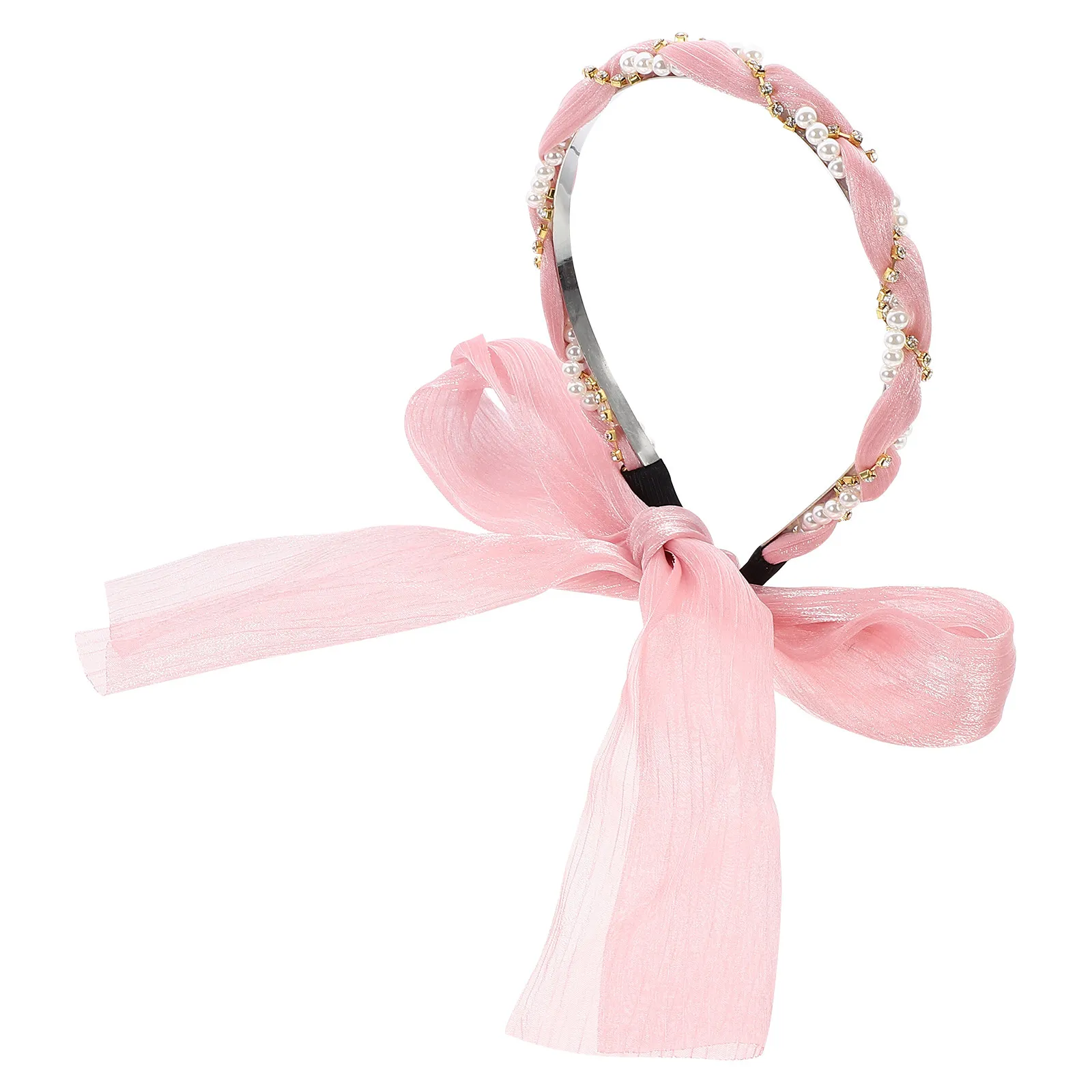 1Pcs Stretchy Bow Hairband Lightweight Comfortable Head Wrap for Daily Facial Cleansing Makeup Application Women Headband