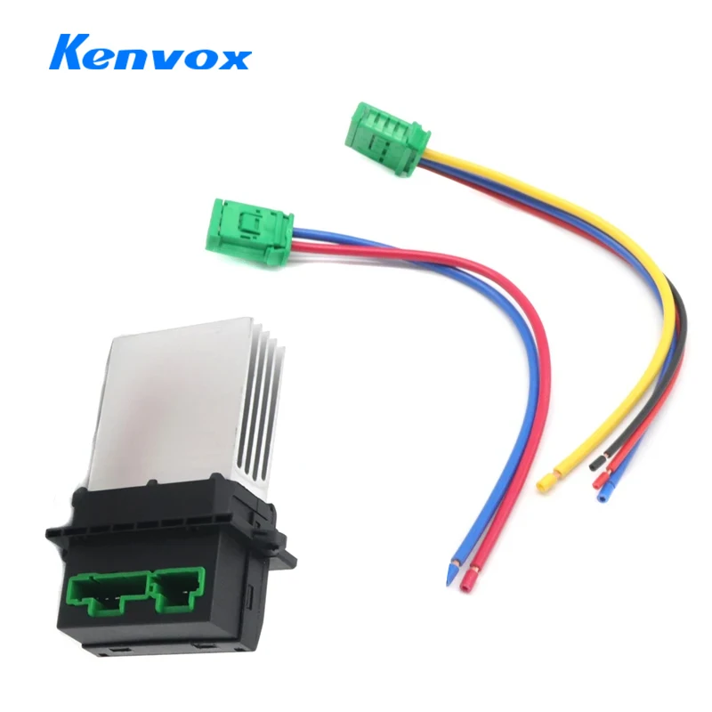 Air Conditioning Blower Resistor/Connector/Wire For Nissan Renault Megane MK2 Citroen C2 C3 C5 Peugeot 207 607 6441L2 7701048390