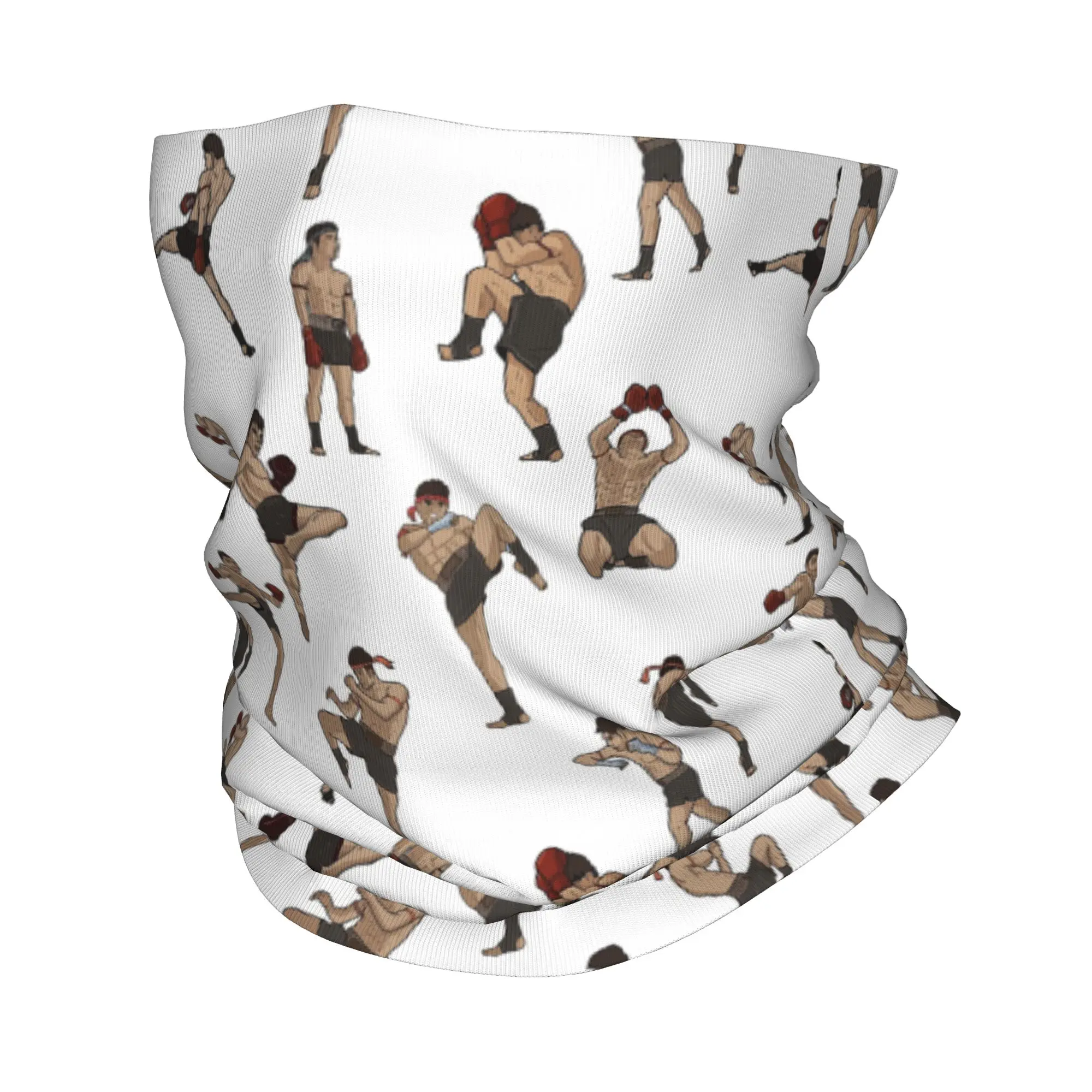 

Muay Thai Boxing Martial Arts Fighting Pattern Bandana Neck Gaiter Printed Wrap Mask Scarf Multifunction Balaclava Running Adult