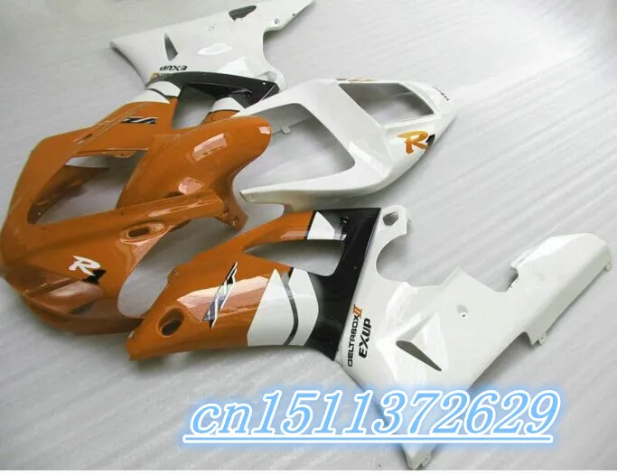 

Dor-white orange YZFR1 98-99 YZF R1 1998-1999 98 99 YZF-R1 1998 1999 ABS full motorcycle fairing kit D