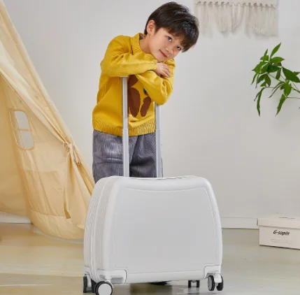 New style Children's luggage can be mounted on the girls mini boarding box Ultra-light large capacity travel trolley box