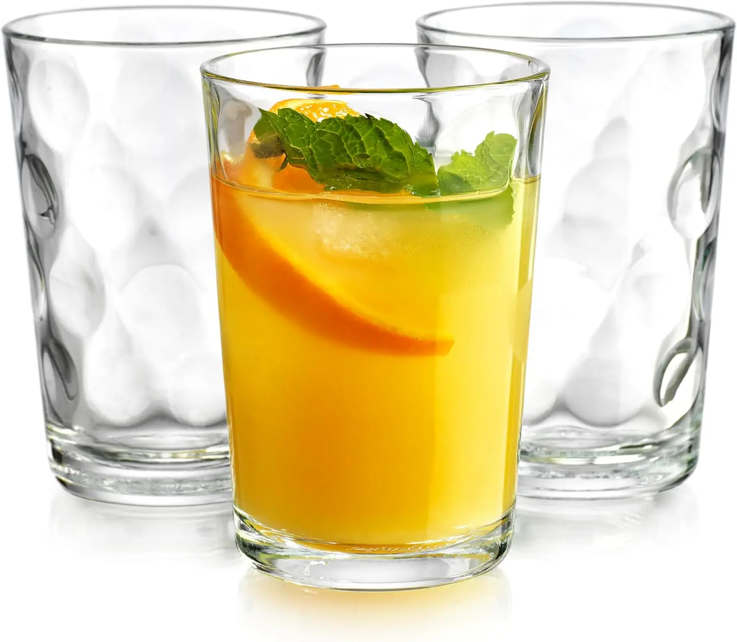 

Набор стаканов для питья на 7 унций, 10 шт., маленькие стаканчики для сока, стеклянная посуда премиум-класса для воды, сока, коктейля, ледяного чая, можно мыть в посудомоечной машине