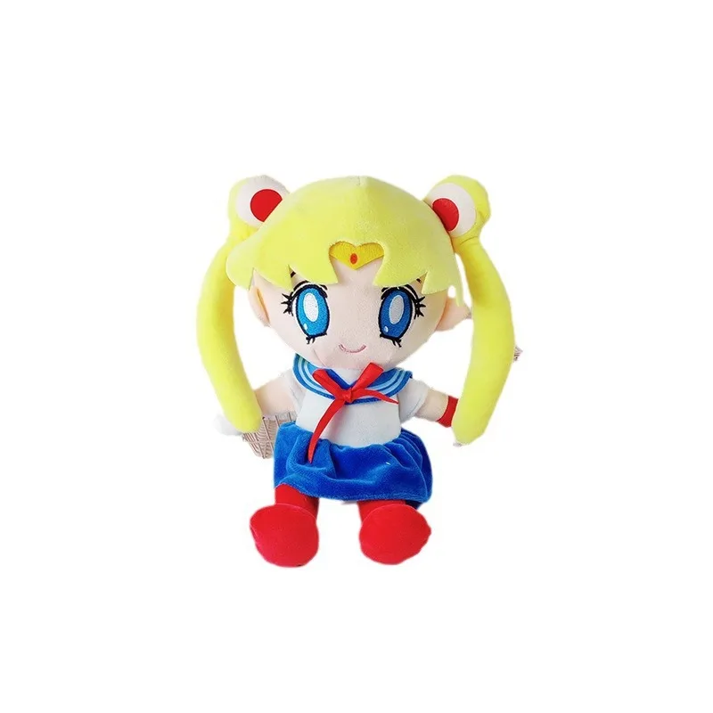 Jouet en peluche Sailor Moon Kawaii pour fille, lièvre de lune de chat, cadeau rempli de cœur, beurre d'anime mignon, décoration de la maison et de la chambre, cadeaux, 20cm