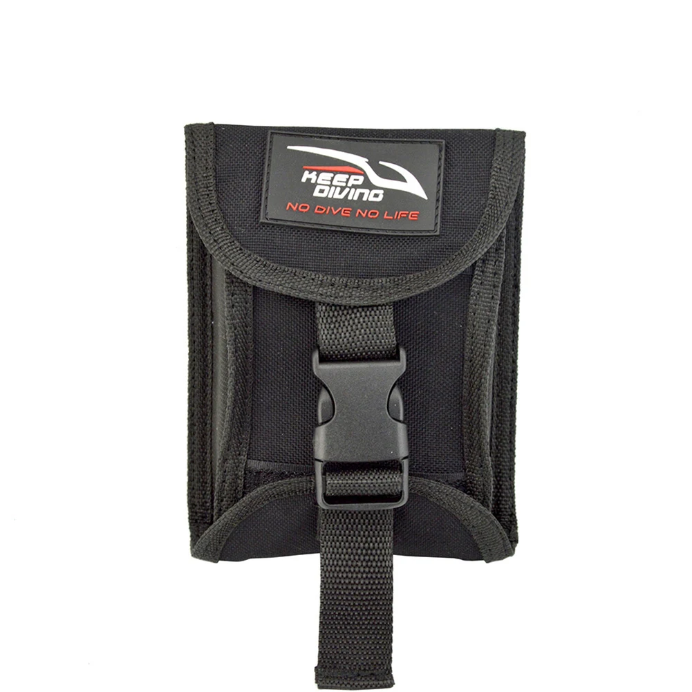 Diving Weight Pocket Loop Tape Fastener Diving Weight Belt Pocket Adjustable Strap and Quick Release Buckle Closure