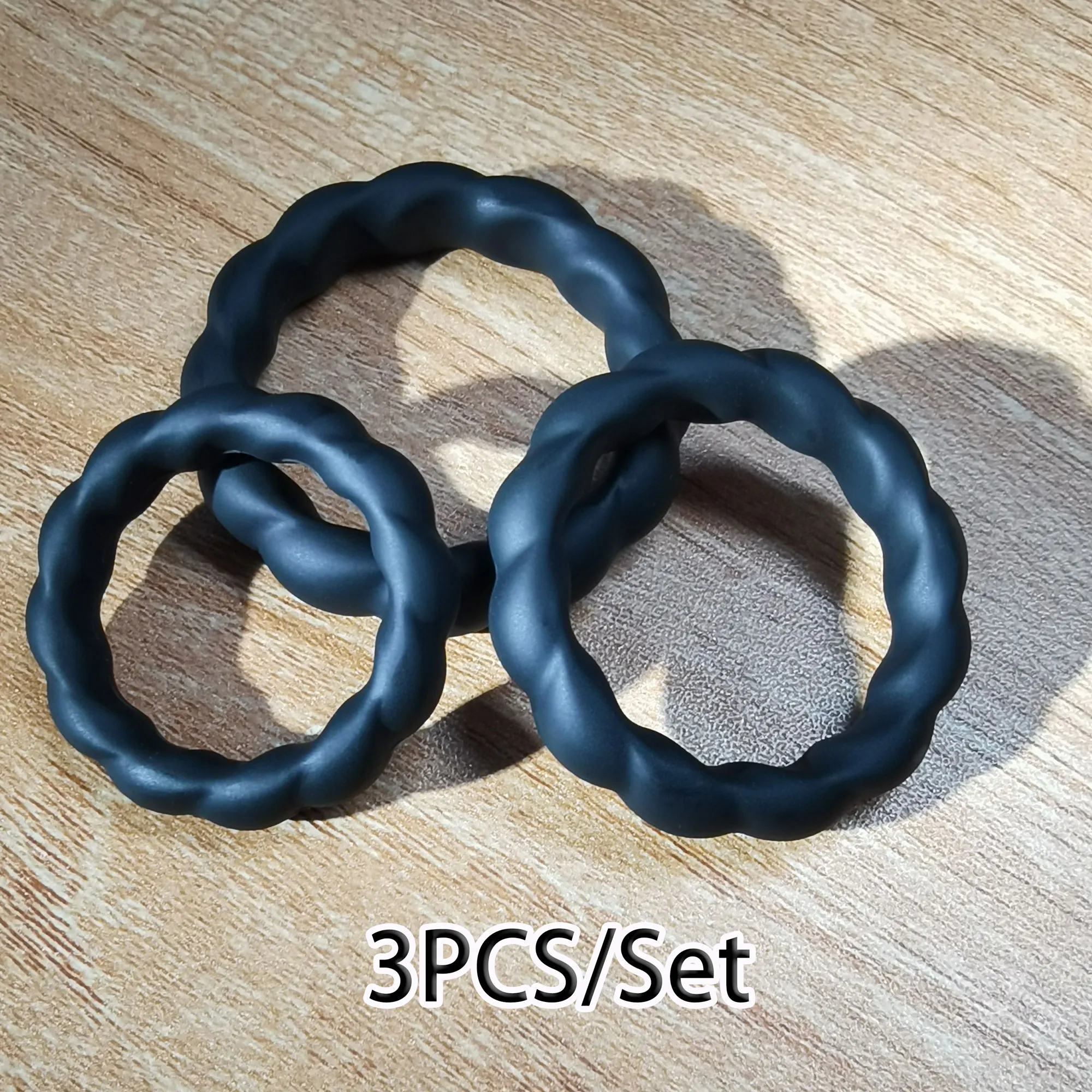 Silicone Penis Ring Ejaculation Delay Cock Rings Dick Erection Cockring Male Chastity Adult Sex Toys For Men Lock Sperm Trainer