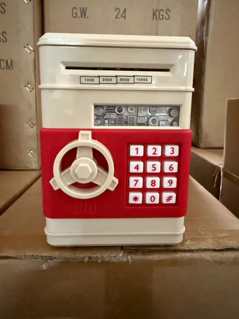 Boîte de mot de passe de dessin animé pour enfants, banque ATM, musique sûre, rouleau automatique, Machine de dépôt de banque d'argent, jouet pour jeunes enfants, économie d'argent