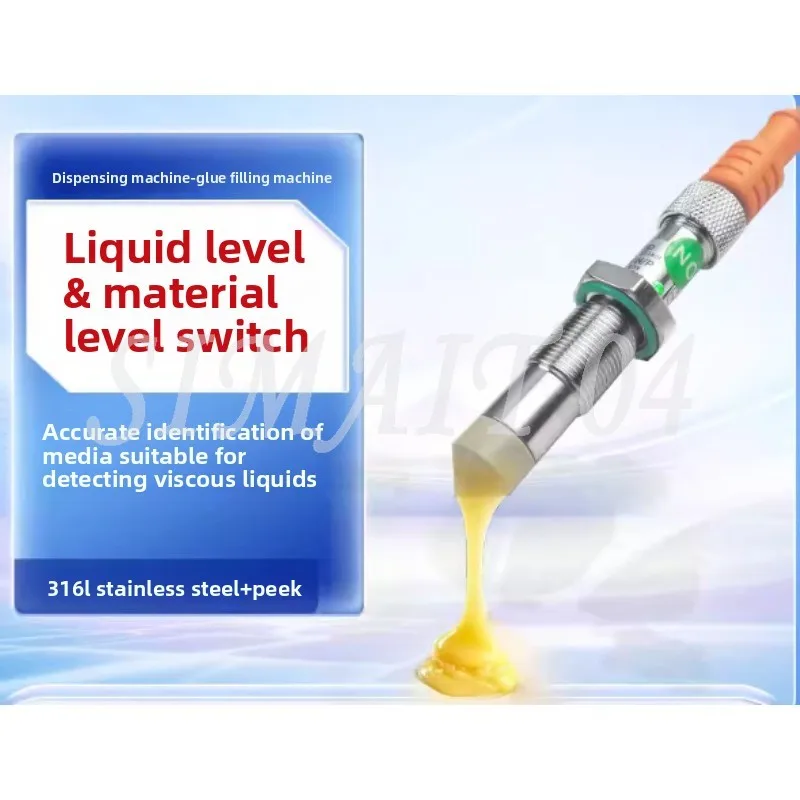 Cone Shaped High Viscosity Grease Proximity Switch Capacitive Liquid Level Sensor WKC1404