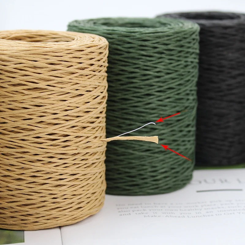 Handmade Paper Rope Flower Arrangement Packaging Iron Wire Bouquet Binding Flower Shop Matching Floral Art Fixing Wire DIY Ma...
