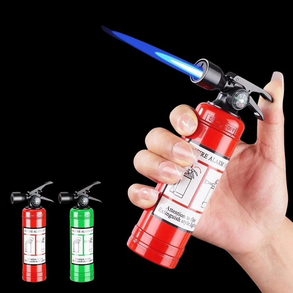 

New Metal Inflatable Lighter Windproof Jet Flame Large Capacity Outdoor Cigar Turbo Camping Barbecue Lighter