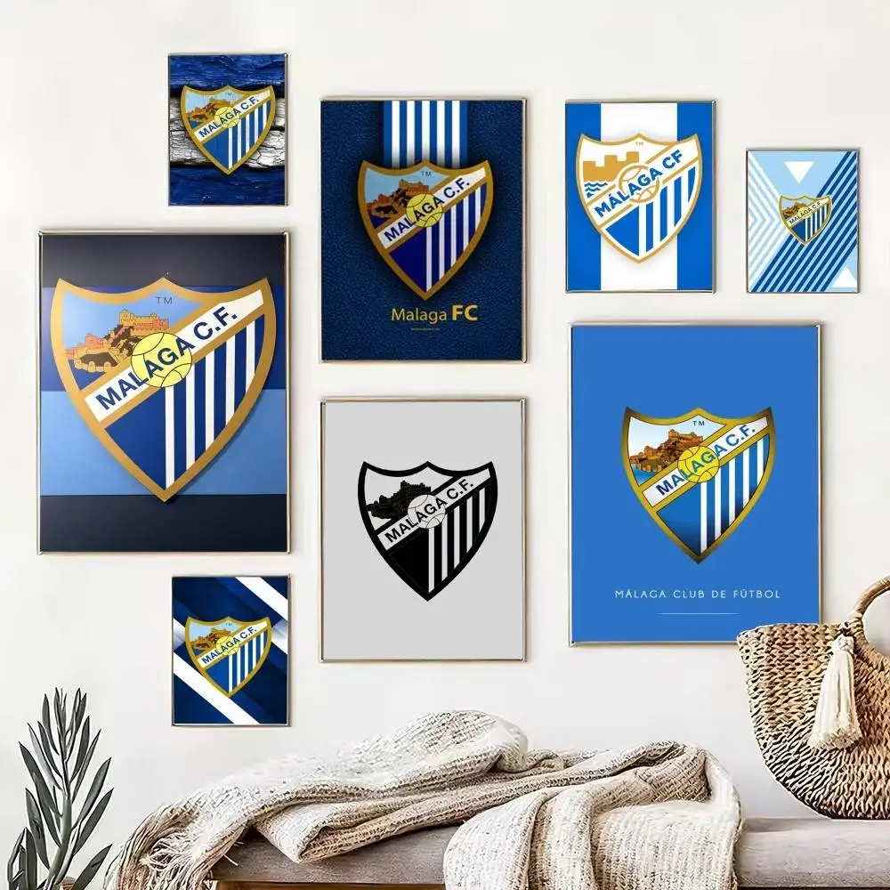 Hot M-Malaga C-CF  Poster High Quality Dorm Living Room Aesthetic Wall Decoration Painting Stickers Gift