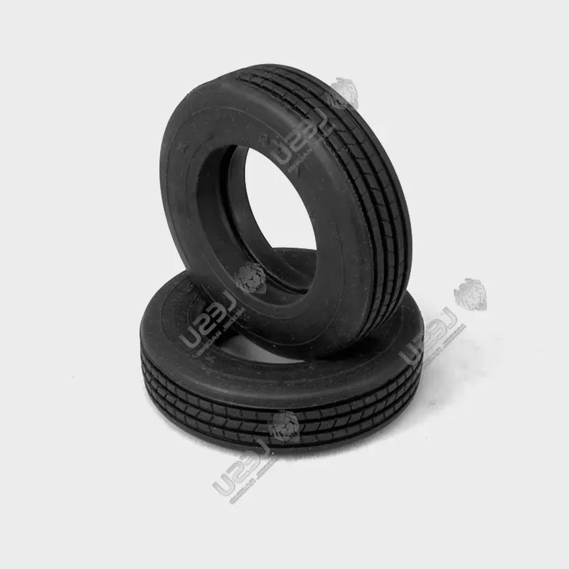 Gummireifen 52mm Durchmesser Hochwertiger Reifen S-1287-1 für 1/14 Tamiya RC SCANIA Lesu Actros Traktor Sattelauflieger Teile