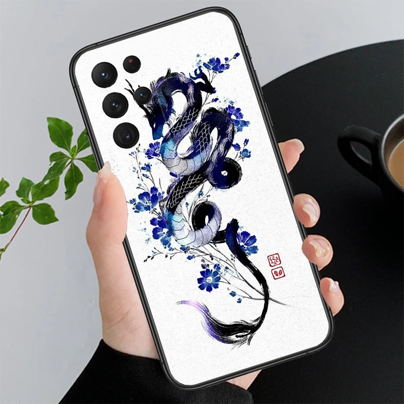 

Dragon ink Tattoo Designs Funda Phone Case For Samsung A55 A16 A56 A36 A23 A35 A15 A53 A54 A33 A34 A25 A05S A52 A52S A14 A13 A71