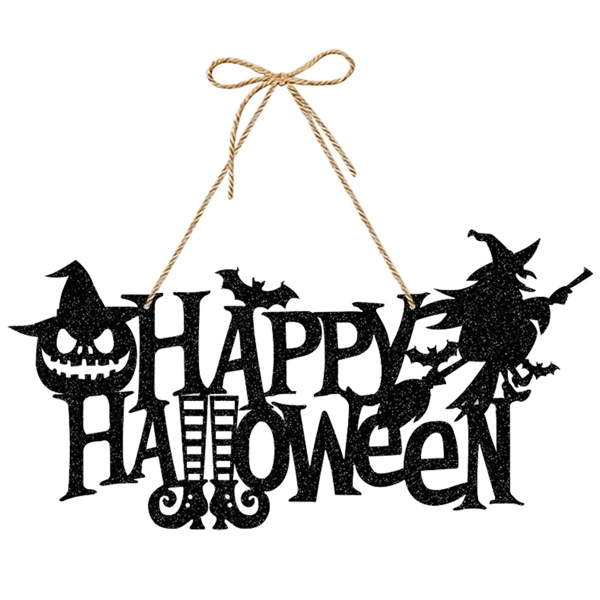 Happy Halloween Door Sign Happy Halloween Decor Home Decor Horror Pumpkin Skeleton Man Hanging Decor For Indoor Outdoor