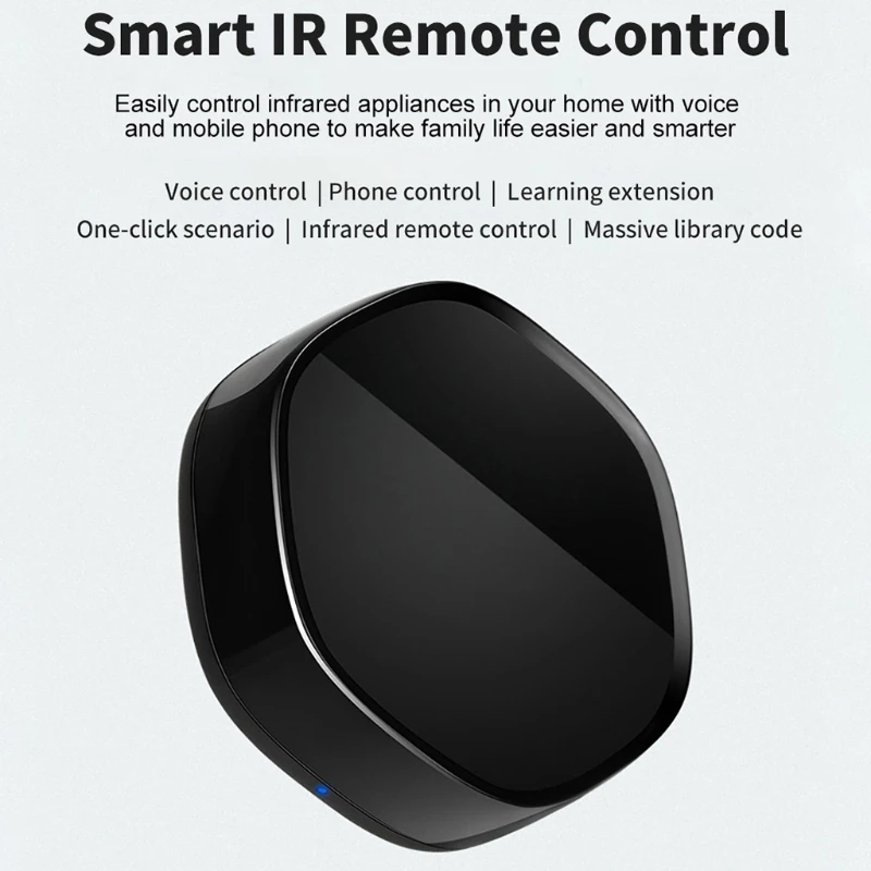 Control remoto inteligente por infrarrojos WiFi + concentrador control doméstico por infrarrojos funciona con Home