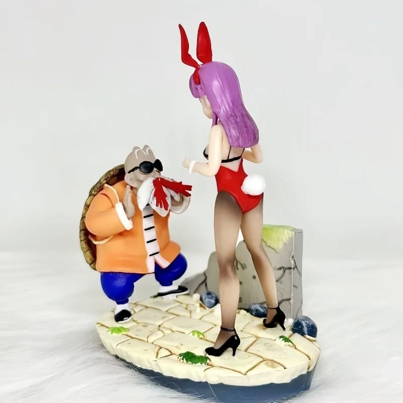 New Arrival 10cm Dragon Ball Master Roshi Bulma Chichi Kame Sennin Action Toy Anime Dbz Figura Manga Desktop Decor Birthday Gift