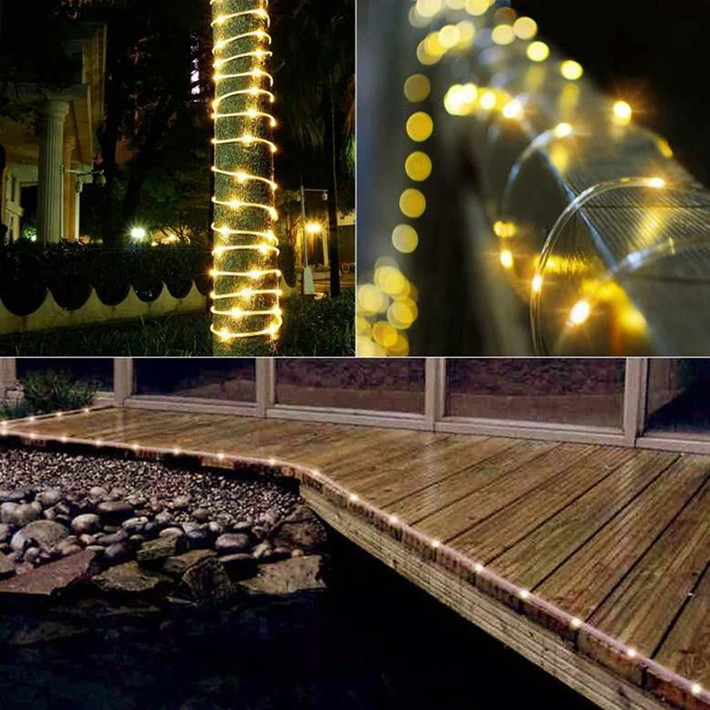 Luces LED de hadas con batería, luces parpadeantes de alambre de cobre para decoración de dormitorio de boda