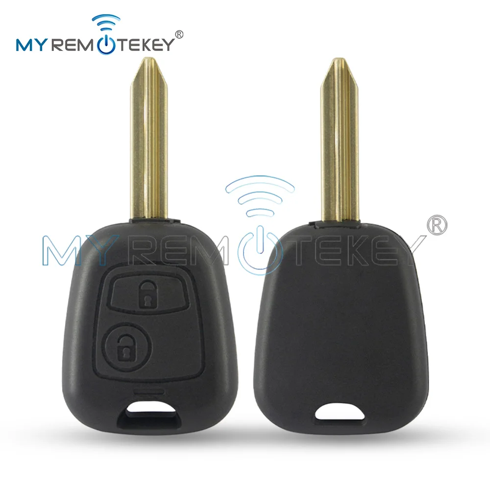 Корпус ключа REMTEKEY с 2 кнопками для Peugeot 806 EXPERT PARTNER RANCH Citroen Xsara C5 Elysee PICASSO SAXO Xantia 2002-2008 SX9 лезвие