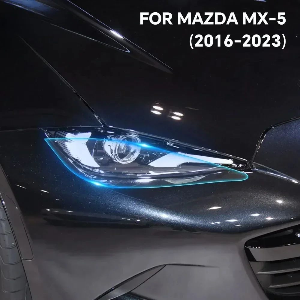 

Защитная пленка для Mazda MX 5 2016-2023, комплект PPF, прозрачное зеркало заднего вида, защита от царапин, прозрачная пленка для автомобильных фар, аксессуары
