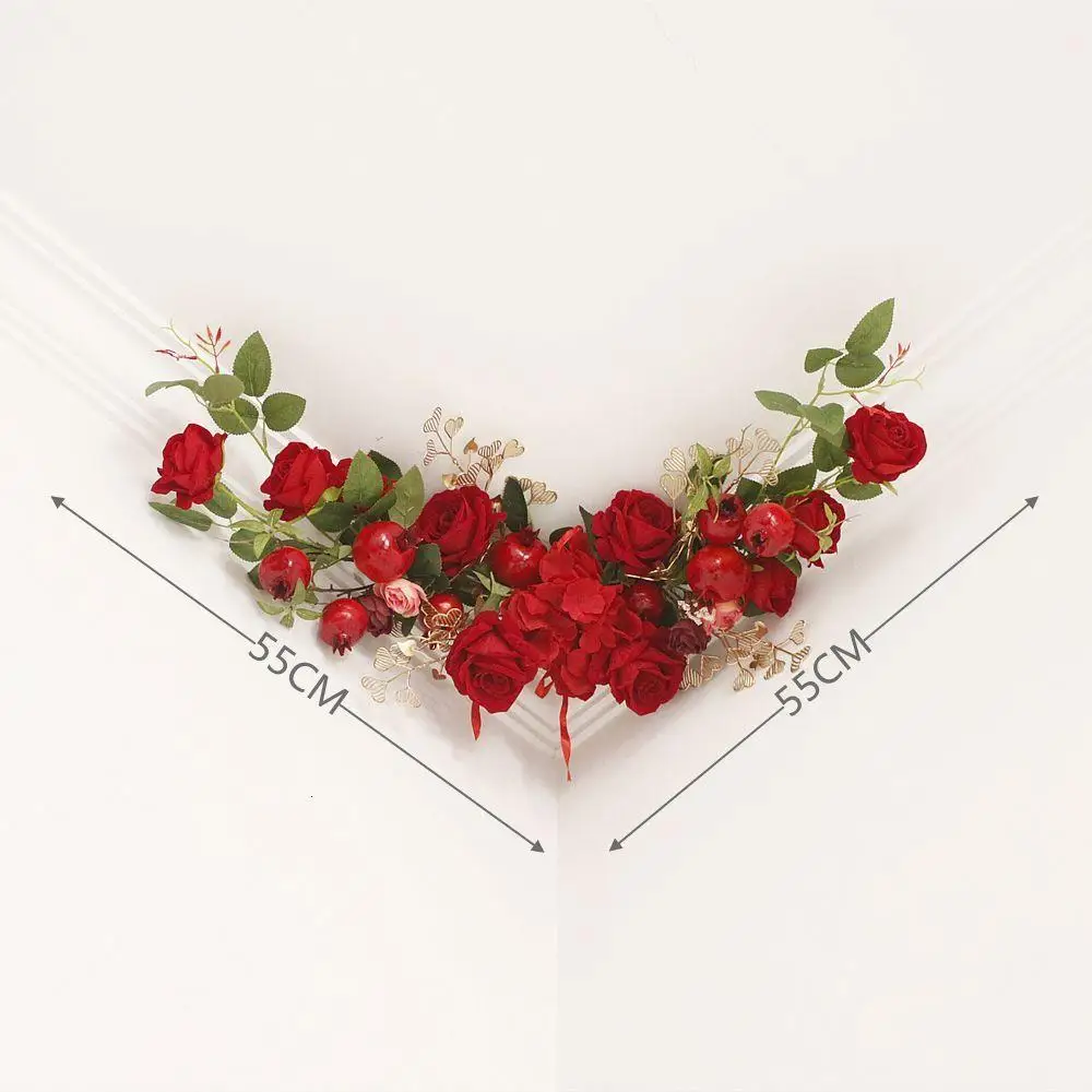 

Simulation flower wedding room arrangement living room bedroom ceiling roof wall four corners decoration